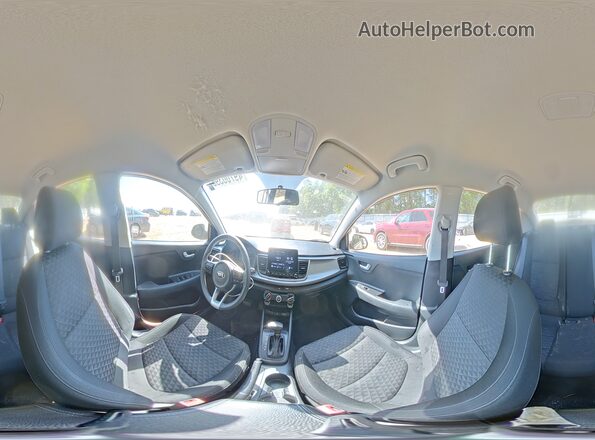 3KPA24AD4ME374650 2021 KIA RIO Silver VIN sticker view