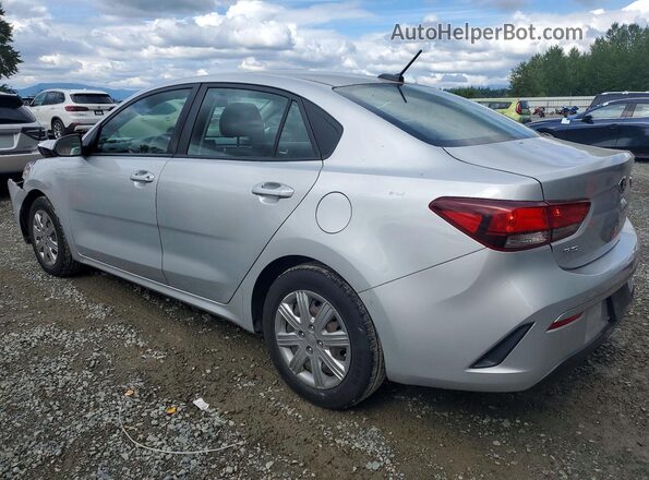 3KPA24AD4ME378116 2021 KIA RIO Silver Rear left