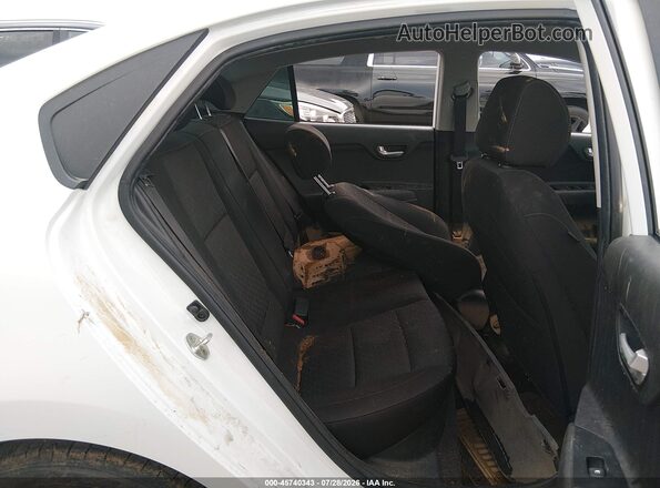 3KPA24AD4NE442544 2022 KIA RIO White Widok naklejki z numerem VIN