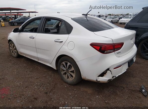 3KPA24AD4NE442544 2022 KIA RIO White Tył lewy