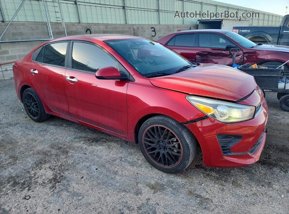 3KPA24AD4NE483417 2022 KIA RIO Red Przód prawy