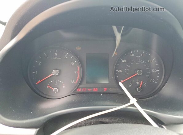 3KPA24AD4PE561617 2023 KIA RIO Gray Instrument cluster view