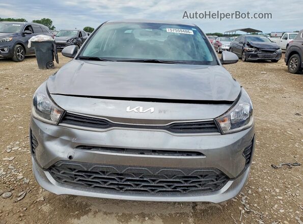 3KPA24AD4PE561617 2023 KIA RIO Gray Front view