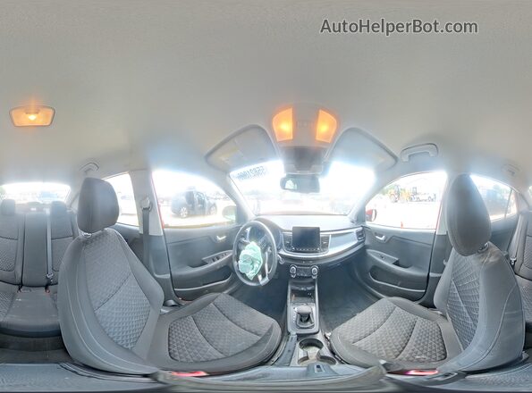 3KPA24AD4PE590213 2023 KIA RIO Красный Панорамный вид салона 360°