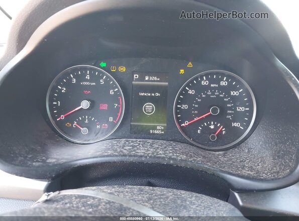 3KPA24AD4PE602781 2023 KIA RIO White Հետևի նստատեղերի տեսք