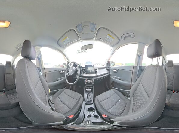 3KPA24AD4PE622349 2023 KIA RIO White VIN sticker view