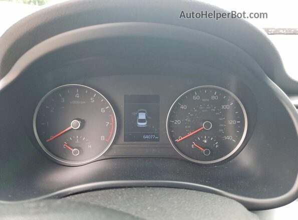 3KPA24AD5LE275365 2020 KIA RIO Red Սարքավորումների վահանակի տեսք