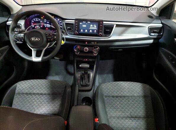 3KPA24AD5LE284714 2020 KIA RIO Red Vista del salpicadero