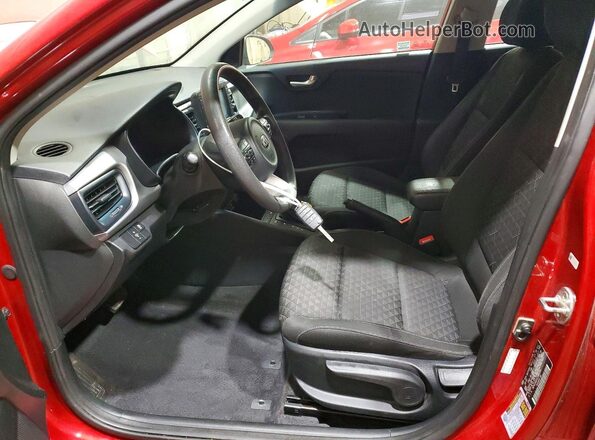 3KPA24AD5LE284714 2020 KIA RIO Red Vista interior delantera