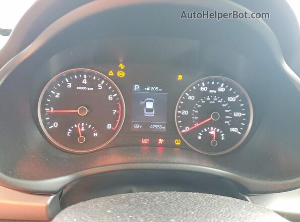 3KPA24AD5LE299066 2020 KIA RIO Silver Vista del cuadro de instrumentos