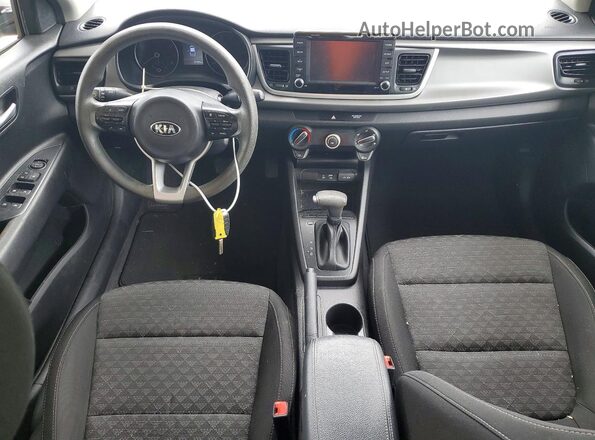 3KPA24AD5LE299066 2020 KIA RIO Silver Vista del salpicadero