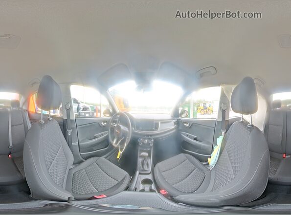 3KPA24AD5LE299066 2020 KIA RIO Silver Vista de la etiqueta del VIN