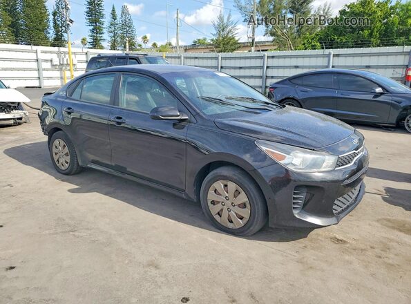 3KPA24AD5LE299133 2020 KIA RIO Black წინა მარჯვენა