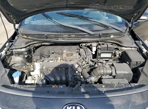3KPA24AD5LE299133 2020 KIA RIO Black უკანა სალონის ხედი