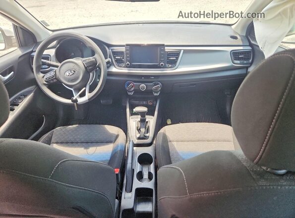 3KPA24AD5LE314150 2020 KIA RIO White Vista del salpicadero