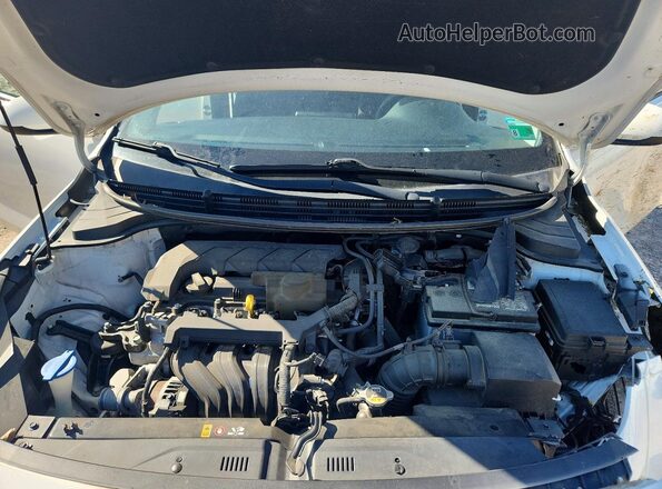 3KPA24AD5LE329635 2020 KIA RIO White უკანა სალონის ხედი