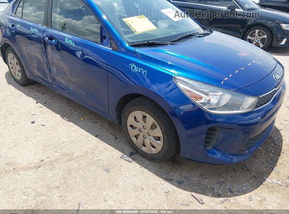 3KPA24AD5LE336813 2020 KIA RIO Blue წინა ხედი