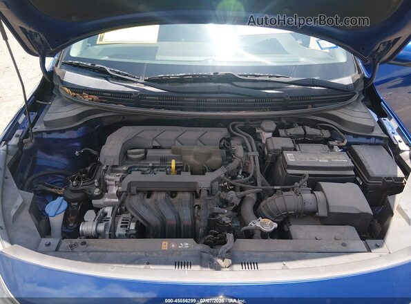 3KPA24AD5LE336813 2020 KIA RIO Blue უკანა ხედი