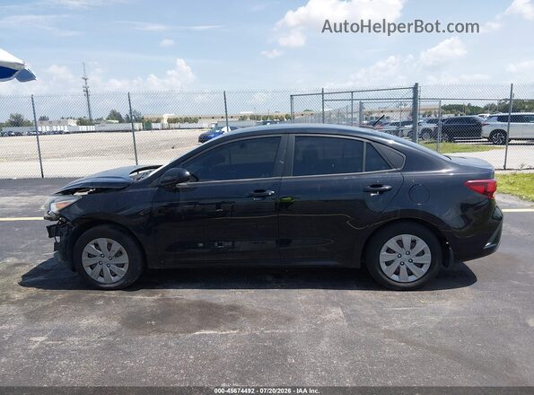 3KPA24AD5ME371076 2021 KIA RIO Black სალონის 360-გრადუსიანი ხედი