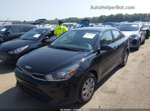 3KPA24AD5PE628709 2023 KIA RIO Black Vista tres cuartos delantera izquierda