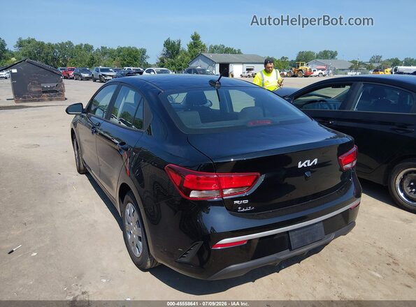 3KPA24AD5PE628709 2023 KIA RIO Black Trasero izquierdo