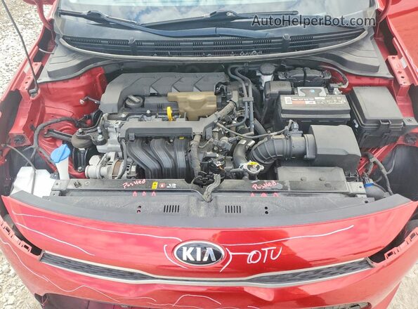 3KPA24AD6LE288142 2020 KIA RIO Red Rear interior view