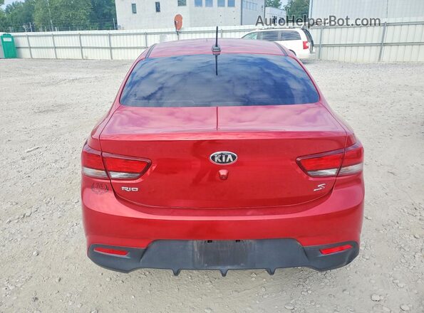 3KPA24AD6LE288142 2020 KIA RIO Red Rear view