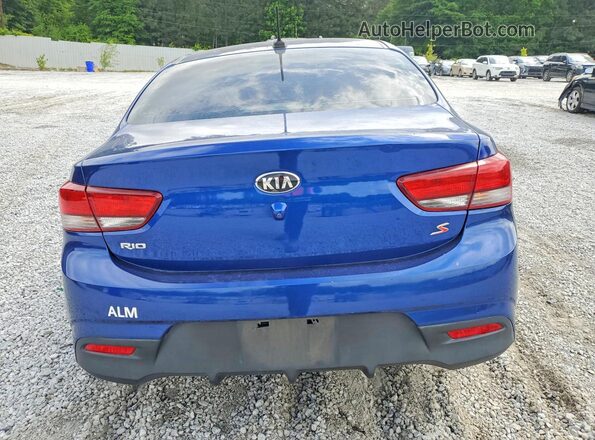 3KPA24AD6LE338862 2020 KIA RIO Blue Հետևի տեսք