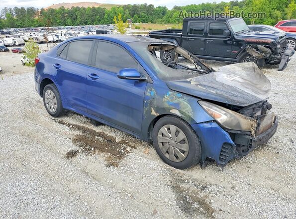 3KPA24AD6LE338862 2020 KIA RIO Blue Առջևի աջ