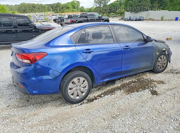 3KPA24AD6LE338862 2020 KIA RIO Blue Հետևի աջ