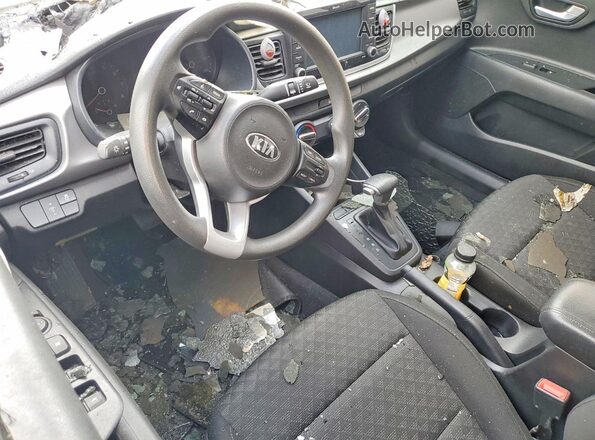 3KPA24AD6LE338862 2020 KIA RIO Blue Առջևի վահանակի տեսք