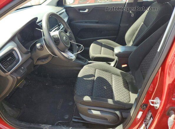 3KPA24AD6LE356293 2020 KIA RIO Red Widok wnętrza z przodu