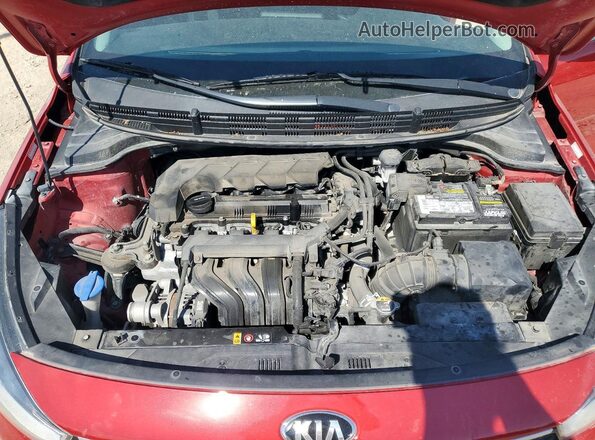 3KPA24AD6LE356293 2020 KIA RIO Red Widok wnętrza z tyłu