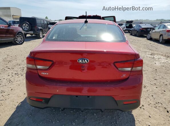 3KPA24AD6LE356293 2020 KIA RIO Red Widok z tyłu