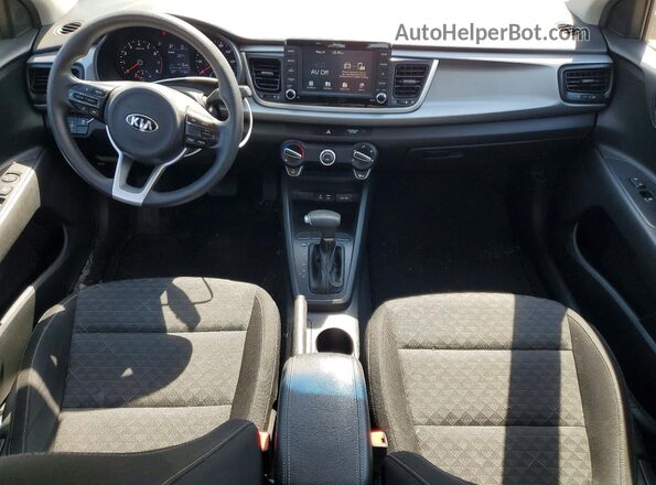 3KPA24AD6LE356293 2020 KIA RIO Red Widok deski rozdzielczej