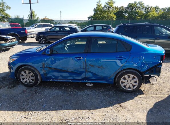 3KPA24AD6NE489056 2022 KIA RIO Синий Панорамный вид салона 360°