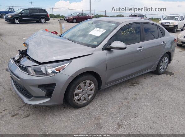 3KPA24AD6PE553082 2023 KIA RIO Silver Передня ліва чверть
