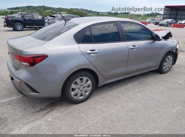 3KPA24AD6PE553082 2023 KIA RIO Silver Задня права чверть