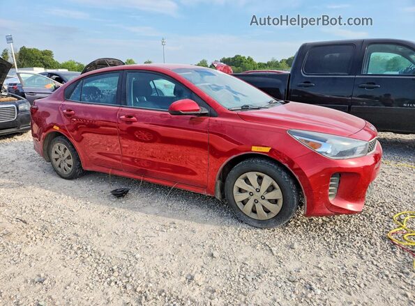 3KPA24AD7LE283239 2020 KIA RIO Красный Передняя правая четверть