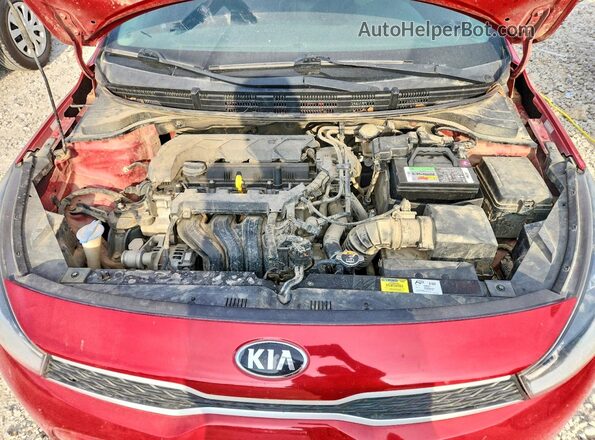 3KPA24AD7LE283239 2020 KIA RIO Красный Вид задней части салона