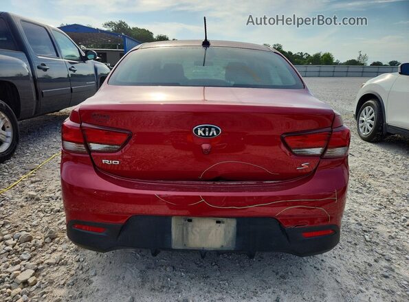 3KPA24AD7LE283239 2020 KIA RIO Красный Вид сзади