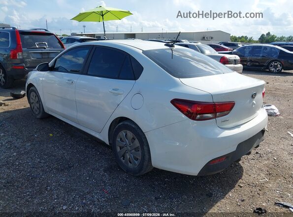 3KPA24AD7LE297707 2020 KIA RIO White Задня ліва чверть