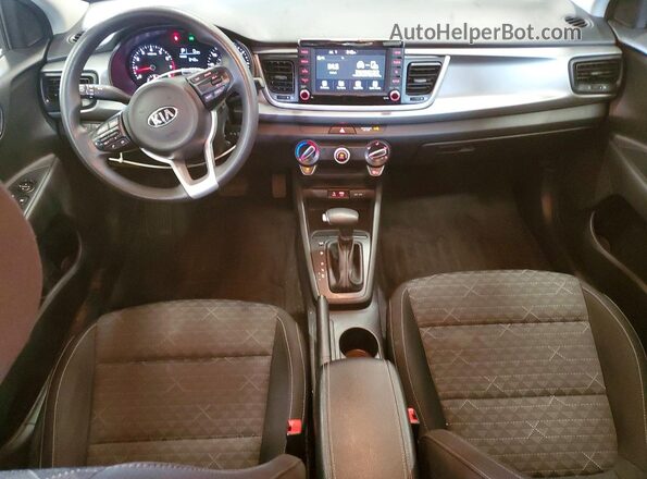 3KPA24AD7LE319639 2020 KIA RIO Gray Vista del salpicadero