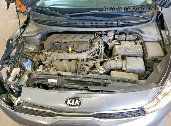 3KPA24AD7LE319639 2020 KIA RIO Gray Vista interior trasera