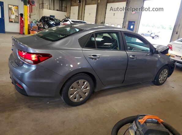 3KPA24AD7LE319639 2020 KIA RIO Gray Trasero derecho