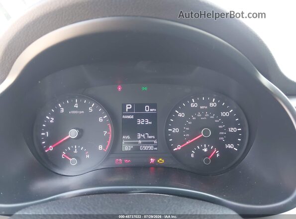 3KPA24AD7LE328745 2020 KIA RIO Black Widok tylnych siedzeń