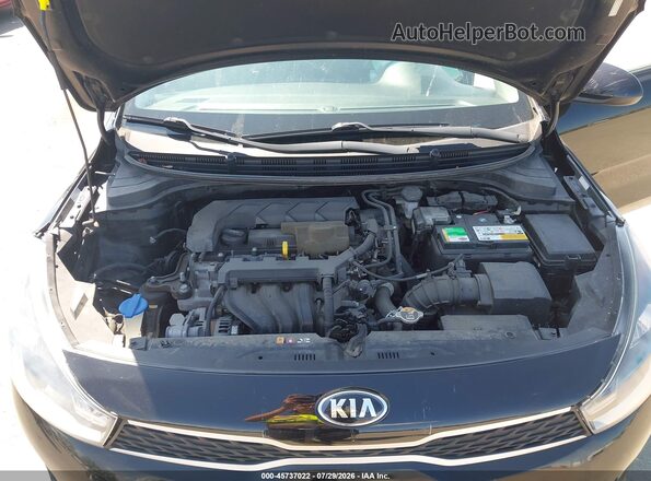 3KPA24AD7LE328745 2020 KIA RIO Black Widok z tyłu