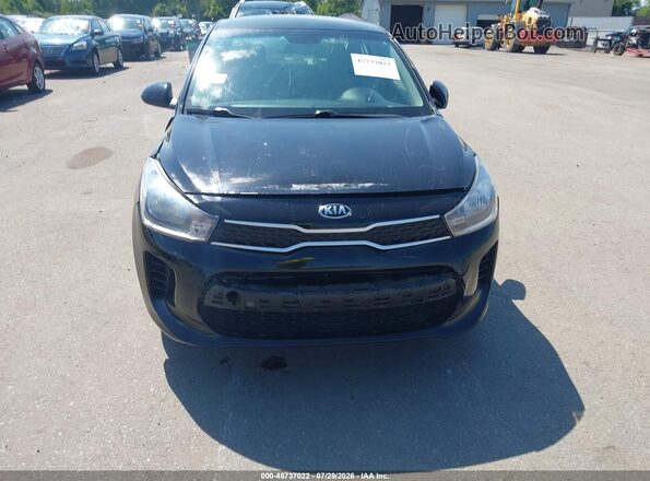 3KPA24AD7LE328745 2020 KIA RIO Black Widok wnętrza z tyłu