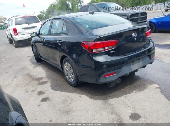3KPA24AD7LE337736 2020 KIA RIO Black Հետևի ձախ