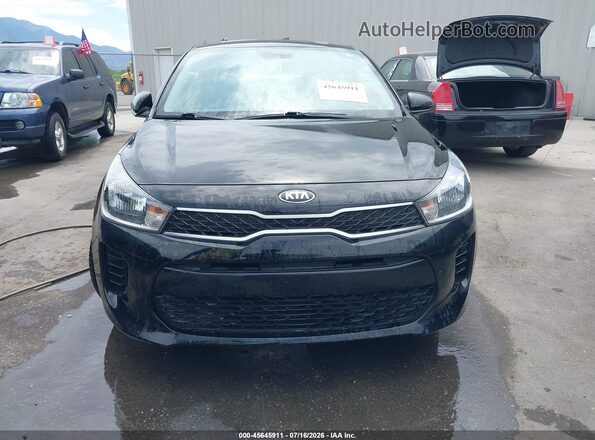 3KPA24AD7LE337736 2020 KIA RIO Black Սարքավորումների վահանակի տեսք